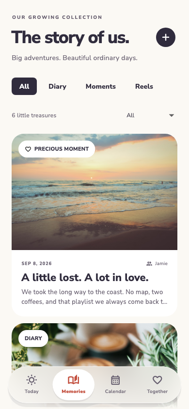 Twofold: A sample album of shared memories.